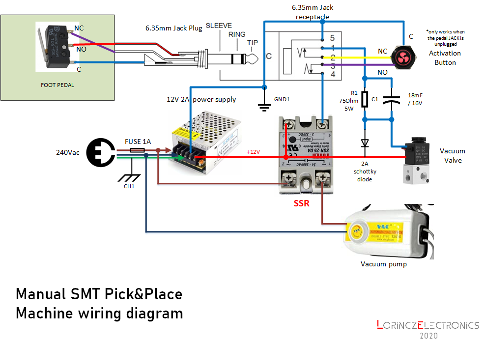 SMD Pick&Place wiring diagram